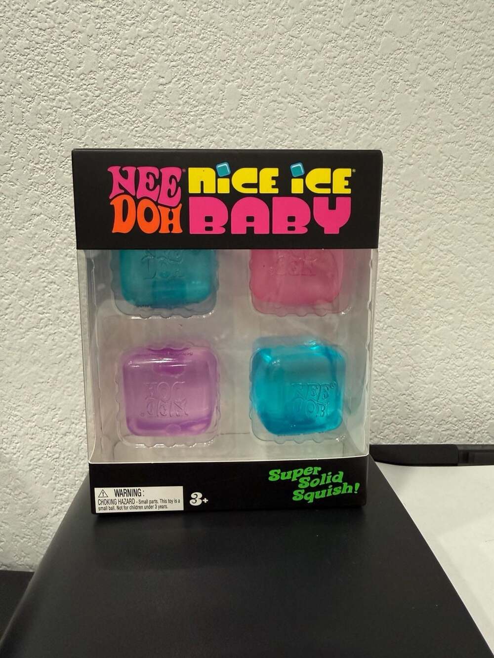 Schylling Nee Doh Nice Ice Baby 4-Pack Squishy Fidget Stress Toy